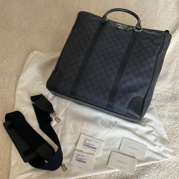 Gucci Ophidia Medium Tote Bag GG Supreme - Picture 13 of 16